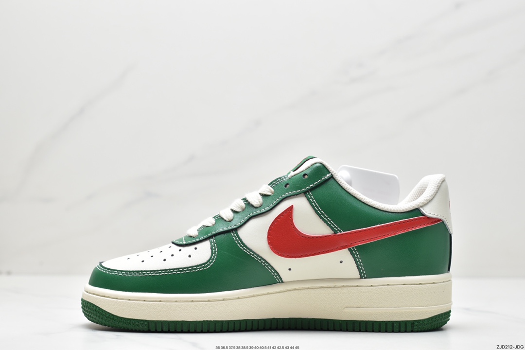 240 耐克Nike Air Force 1'07 Low “麻将 发财[發]”空军一号低帮休闲板鞋 CW2288-666
