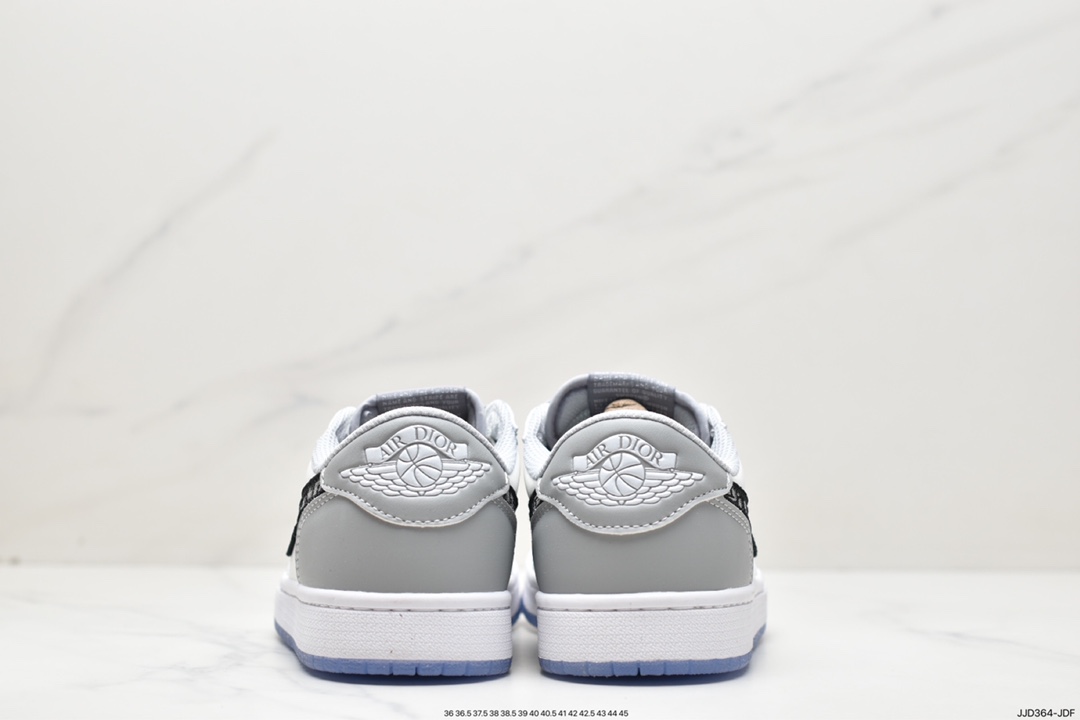 130 AJ1低帮迪奥联名白灰 乔丹/Air Jordan AJ1 aj1 乔丹1代低帮系列CN8608-002