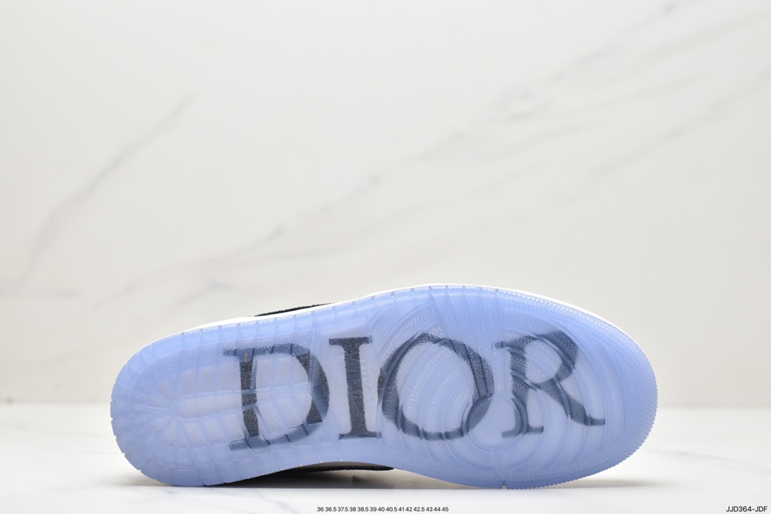 130 AJ1低帮迪奥联名白灰 乔丹/Air Jordan AJ1 aj1 乔丹1代低帮系列CN8608-002