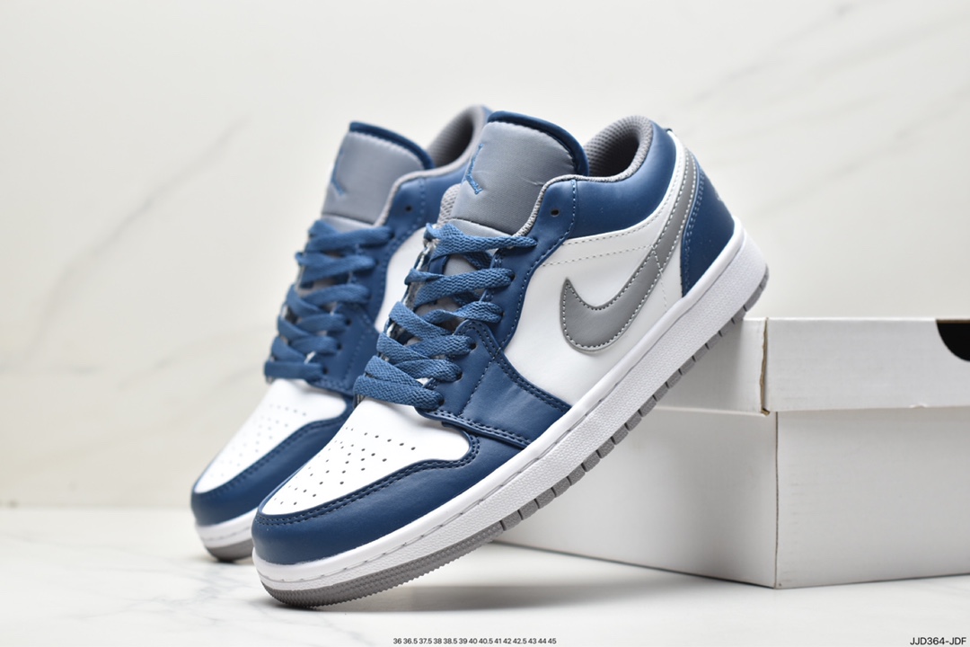 130 Air Jordan 1 Low”True Blue”AJ1乔丹一代低帮553558-412