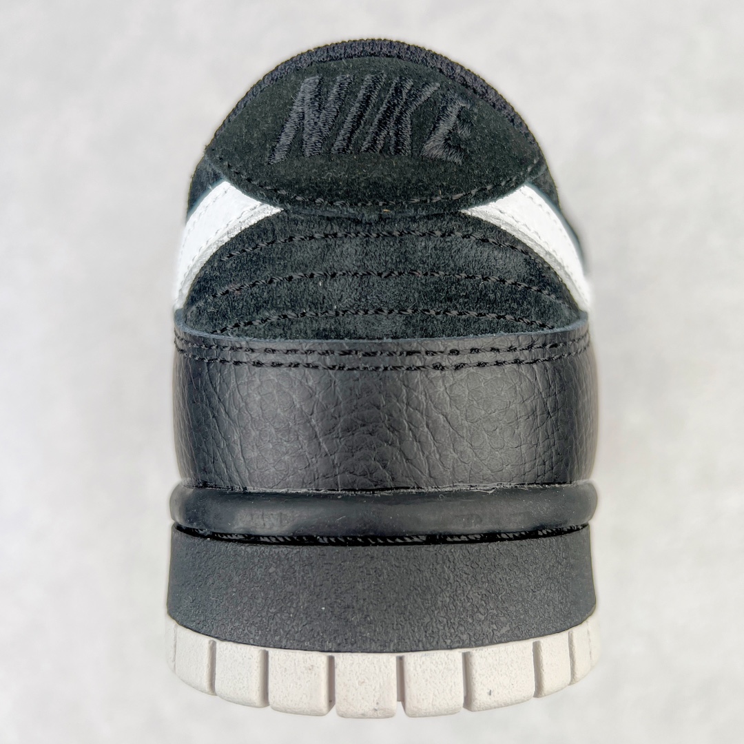 图片[8]-💰260 ＃CF纯原 NK Dunk Low 黑色白钩 318020-013 大厂出品 极力推荐 原装头层材料 独家版型蒸餾加工帶來的是更好的视觉和脚感体验大厂纯原品质出货 清洁度 电绣工艺 皮料切割干净无任何毛边 细节完美 尺码：39 40 40.5 41 42 42.5 43 44 44.5 45 编码：by3936030-运动鞋