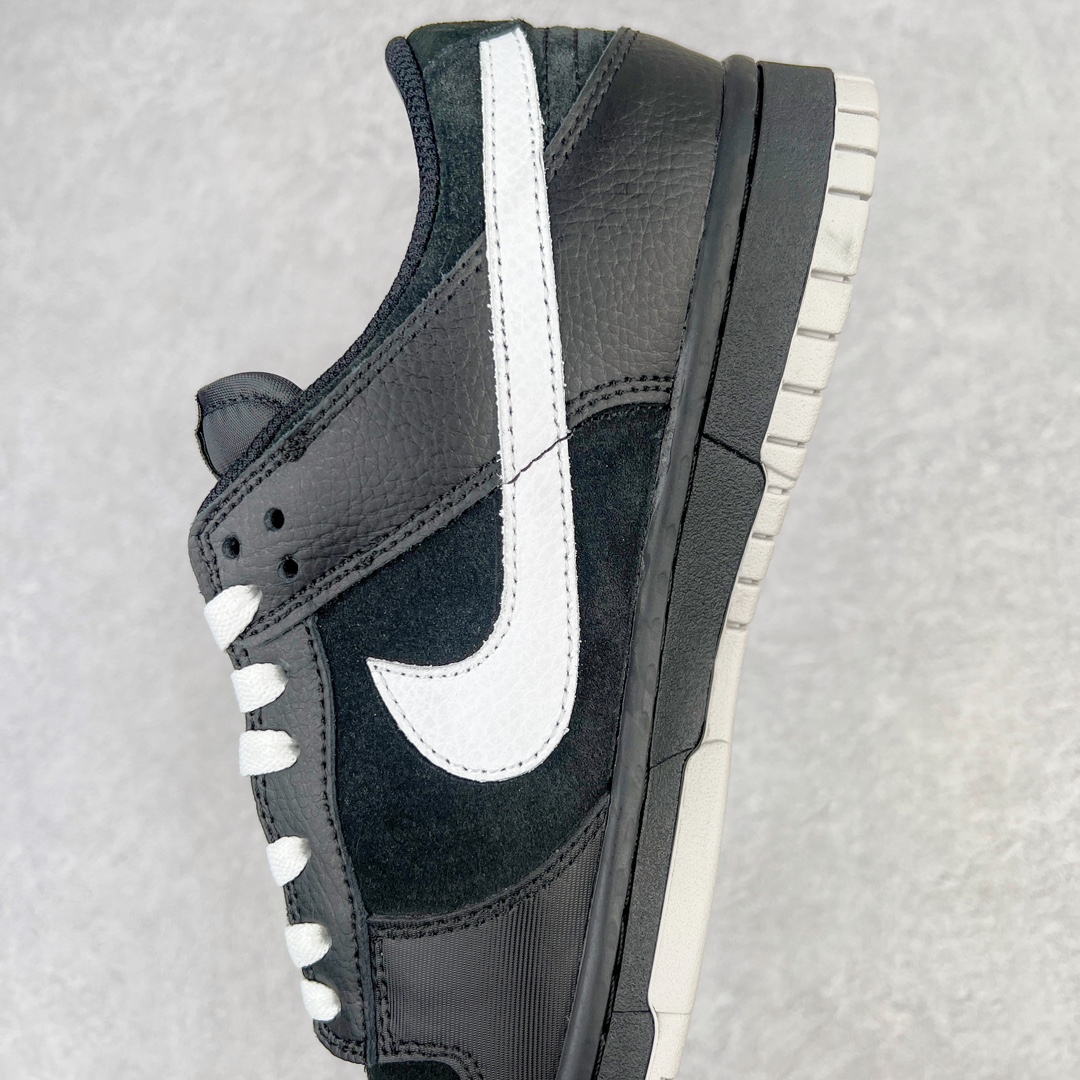 图片[7]-💰260 ＃CF纯原 NK Dunk Low 黑色白钩 318020-013 大厂出品 极力推荐 原装头层材料 独家版型蒸餾加工帶來的是更好的视觉和脚感体验大厂纯原品质出货 清洁度 电绣工艺 皮料切割干净无任何毛边 细节完美 尺码：39 40 40.5 41 42 42.5 43 44 44.5 45 编码：by3936030-运动鞋