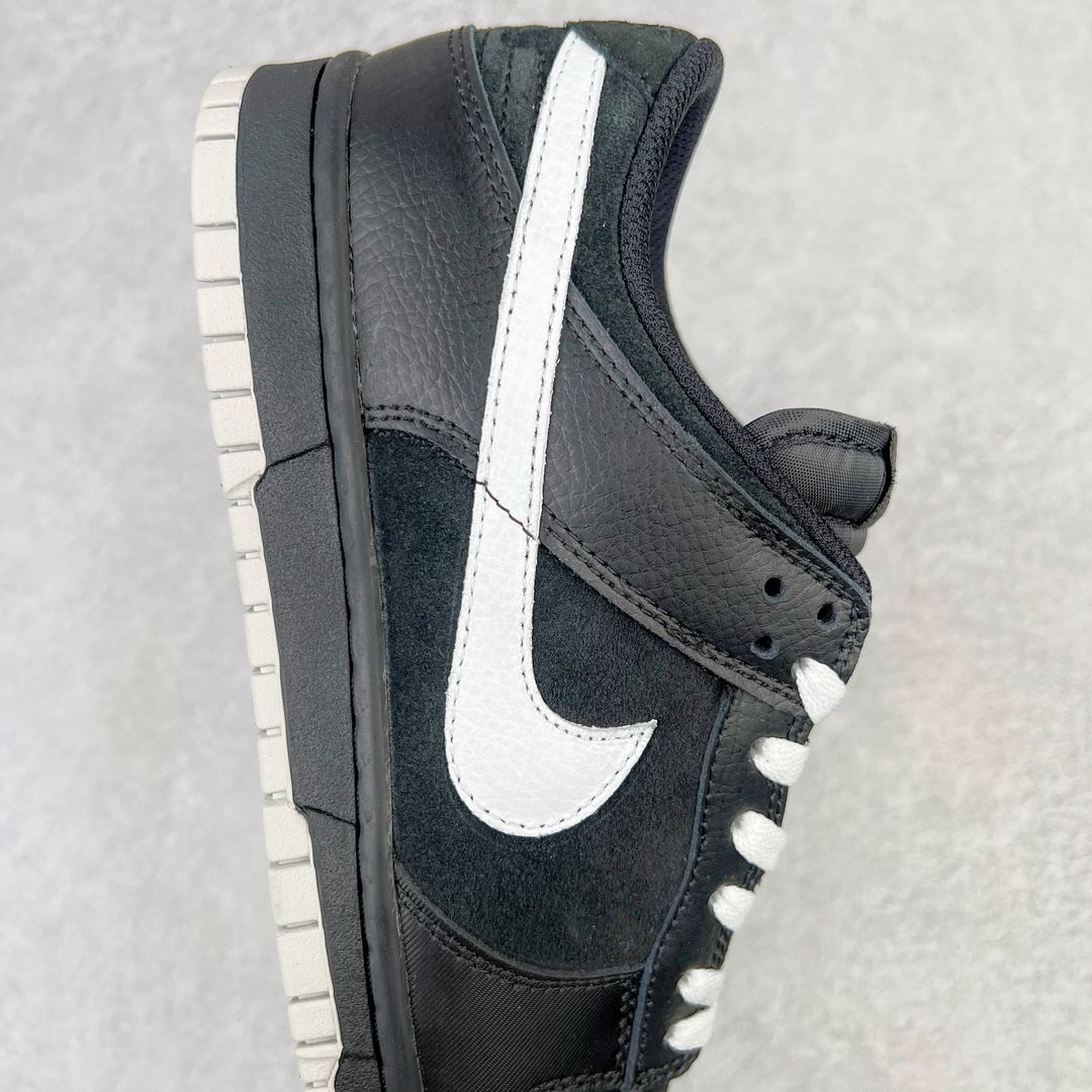 图片[6]-💰260 ＃CF纯原 NK Dunk Low 黑色白钩 318020-013 大厂出品 极力推荐 原装头层材料 独家版型蒸餾加工帶來的是更好的视觉和脚感体验大厂纯原品质出货 清洁度 电绣工艺 皮料切割干净无任何毛边 细节完美 尺码：39 40 40.5 41 42 42.5 43 44 44.5 45 编码：by3936030-运动鞋