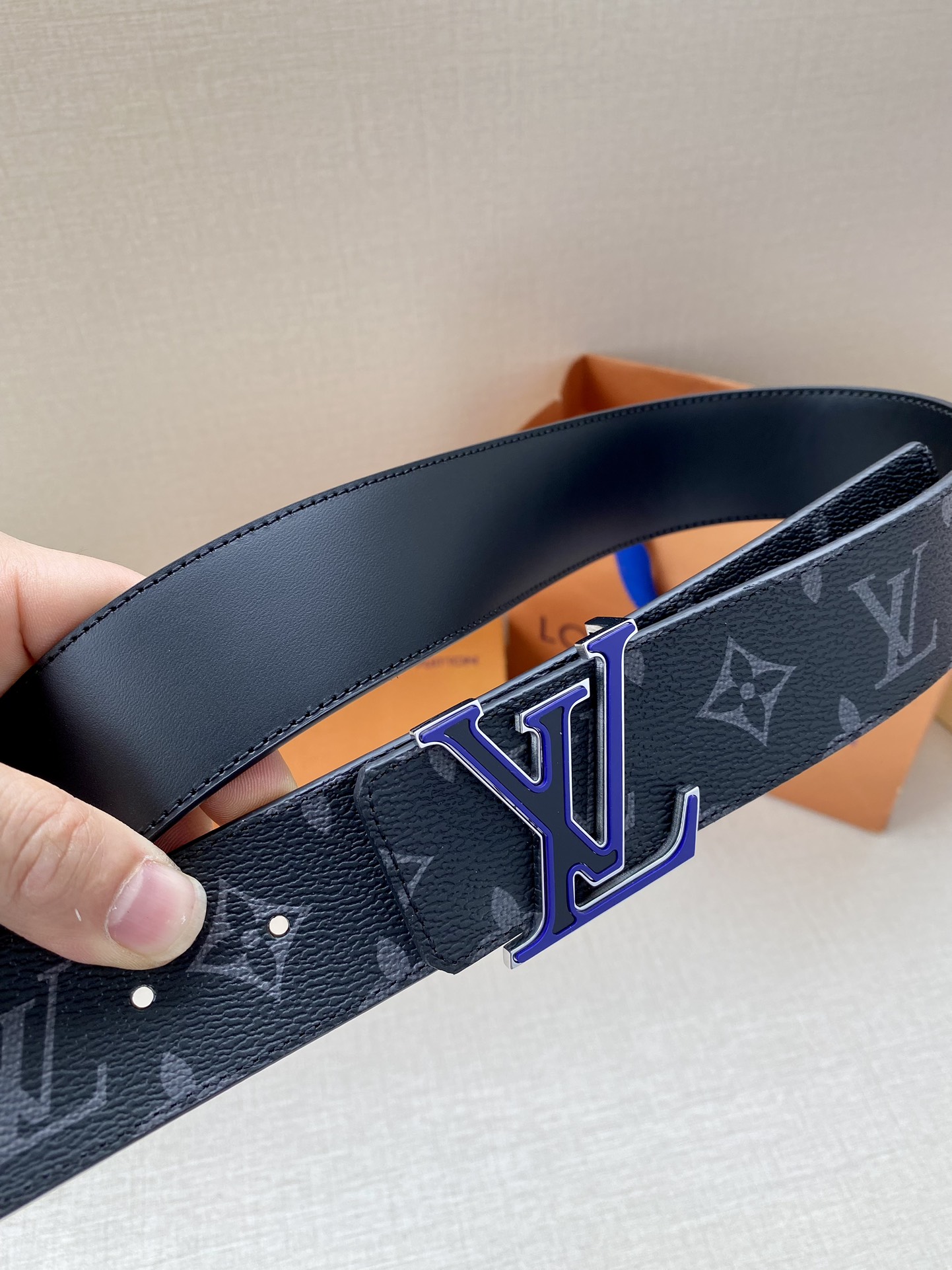 LVSkatepark双面腰带融汇摩