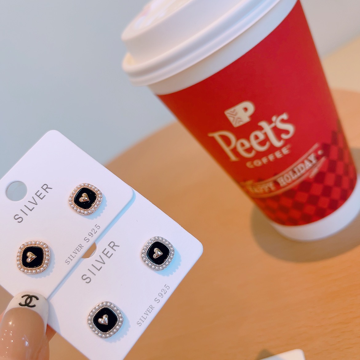 Hochglanzpoliertes Silber Ohrringe Süß Geschenk für sie Silber