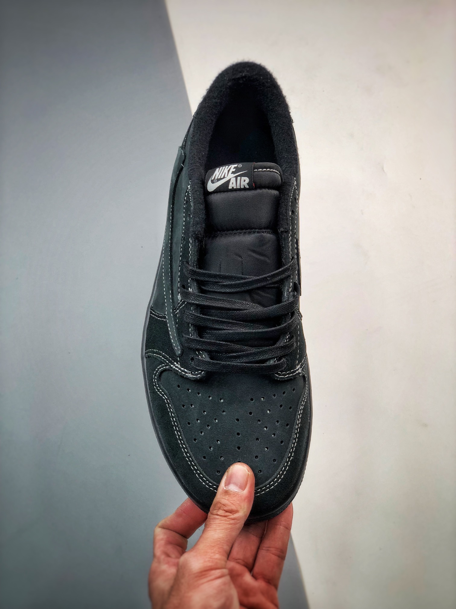 280 Travis Scott x Air Jordan 1 Low OG 联名低帮倒钩4.0黑武士 DM7866-001