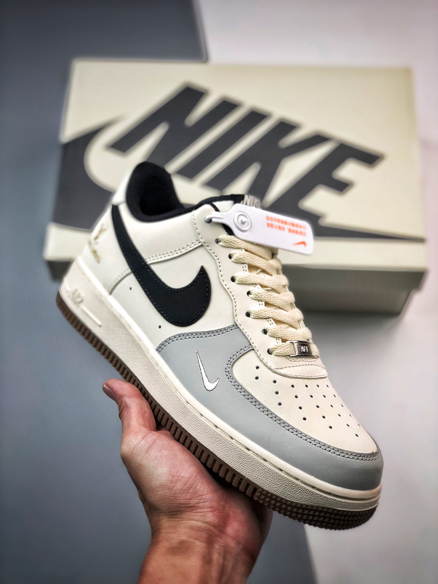 260 Air Force 1 '07 Low LV联名米白黑 BS9055-810