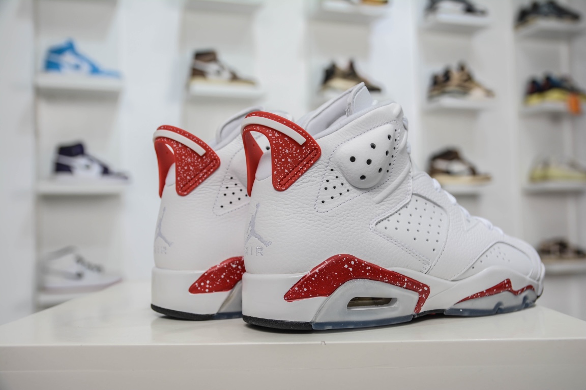 220 特价福利Air Jordan 6 Red Oreo AJ6 白红奥利奥 CT8529-162