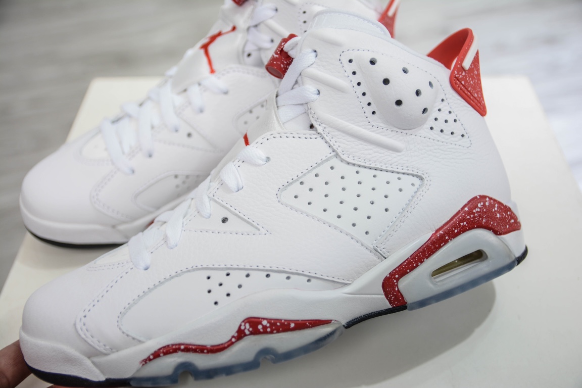 220 特价福利Air Jordan 6 Red Oreo AJ6 白红奥利奥 CT8529-162