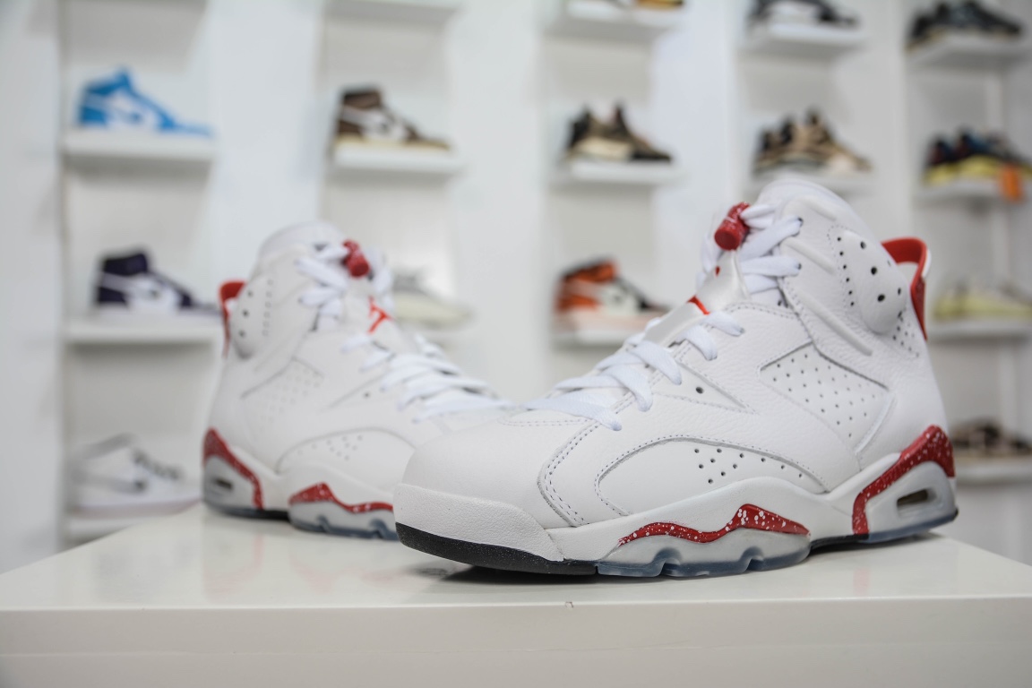 220 特价福利Air Jordan 6 Red Oreo AJ6 白红奥利奥 CT8529-162