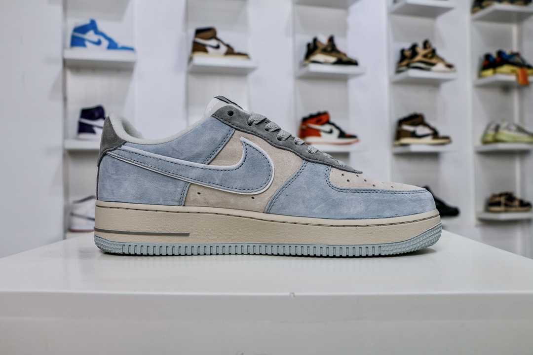 260 Air Force 1 Low 麂皮 灰蓝 AF1 空军 ZB2121-102