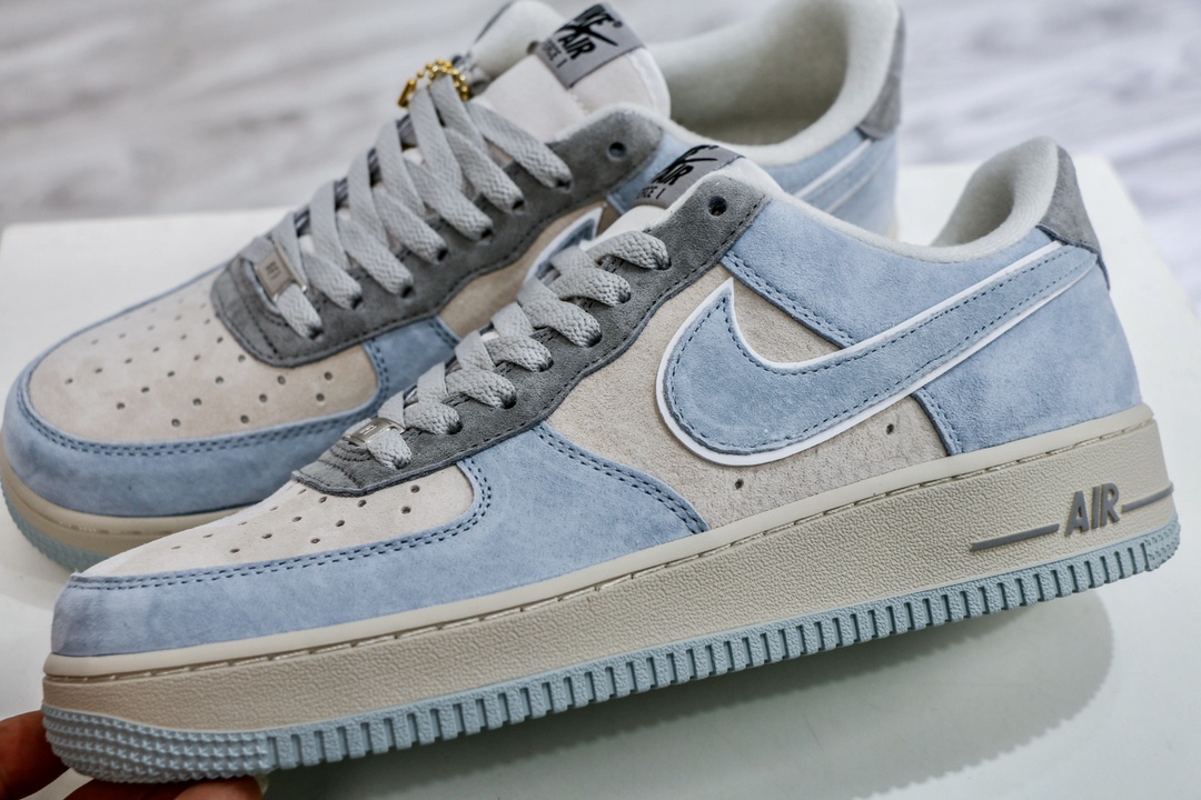260 Air Force 1 Low 麂皮 灰蓝 AF1 空军 ZB2121-102