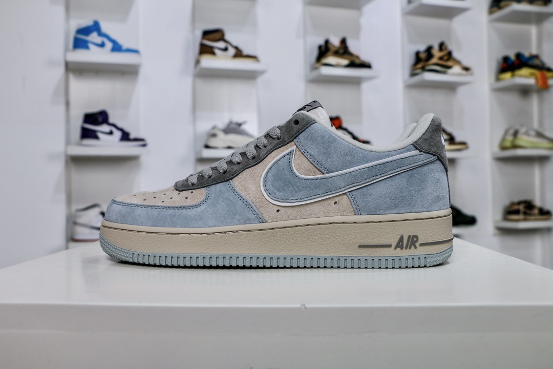 260 Air Force 1 Low 麂皮 灰蓝 AF1 空军 ZB2121-102
