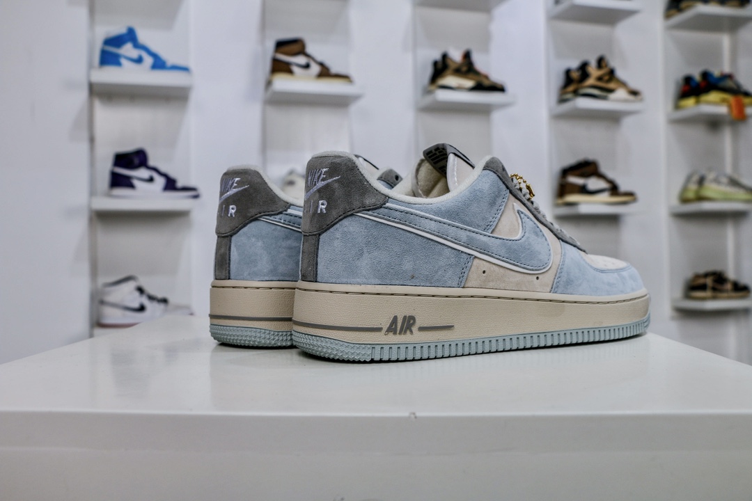 260 Air Force 1 Low 麂皮 灰蓝 AF1 空军 ZB2121-102
