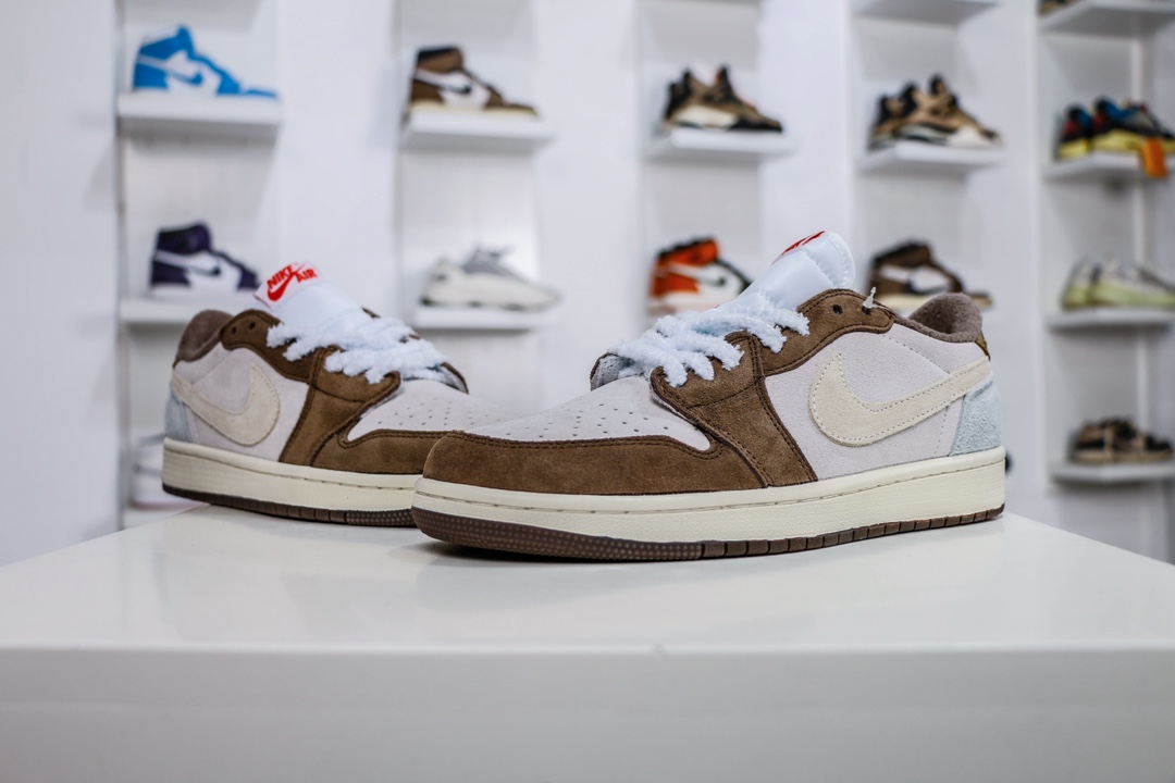 200 原装Air Jordan 1 Low OG 兔年白棕 DV1312-200