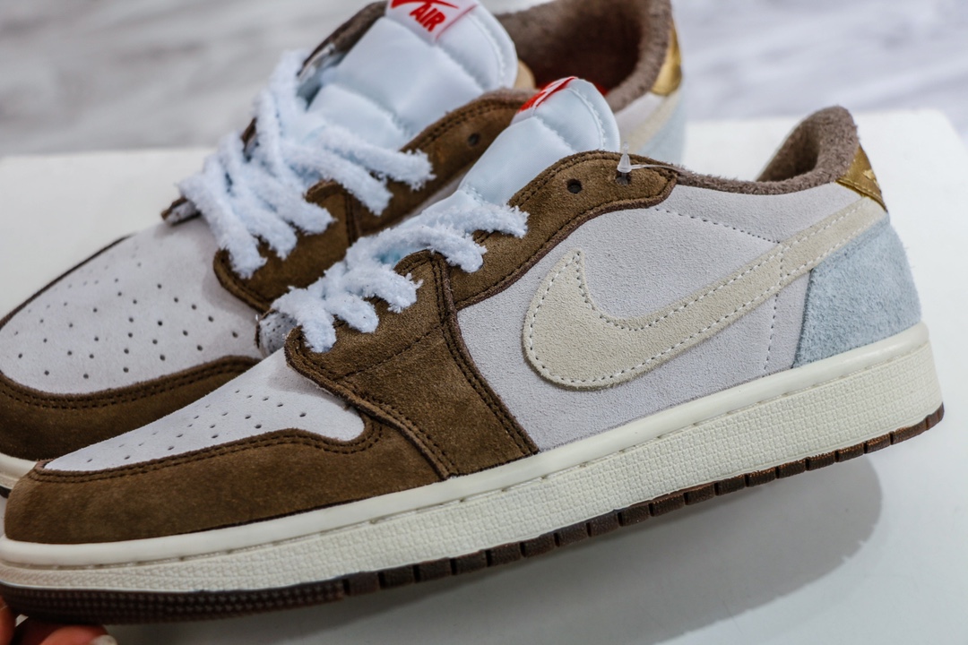 200 原装Air Jordan 1 Low OG 兔年白棕 DV1312-200