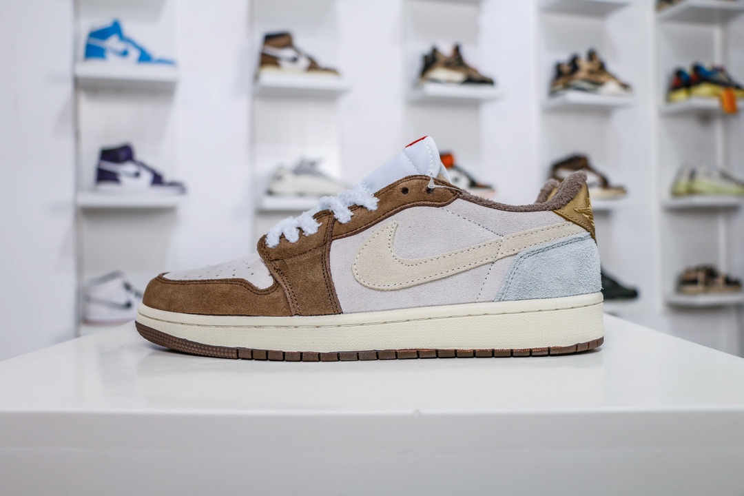 200 原装Air Jordan 1 Low OG 兔年白棕 DV1312-200