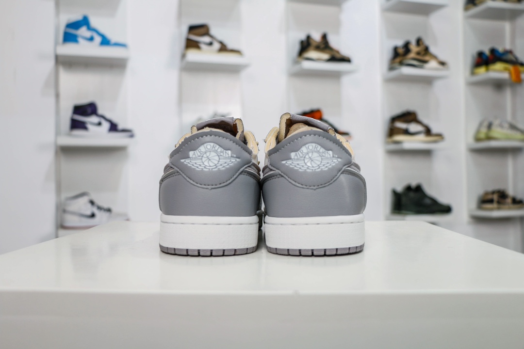 200 原装Air Jordan 1 Low OG EX 解构白灰DN1635-002