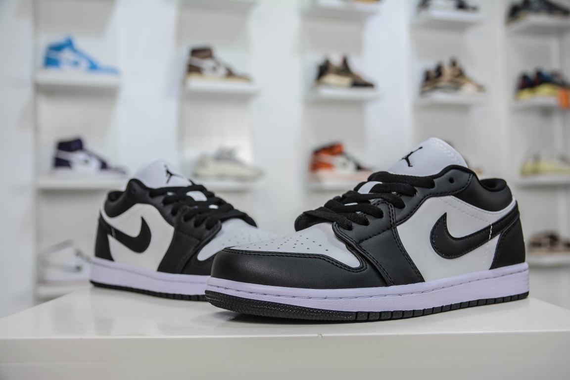 200 原装Air Jordan 1 Low 黑白熊猫 官方同步新色DC0774-101