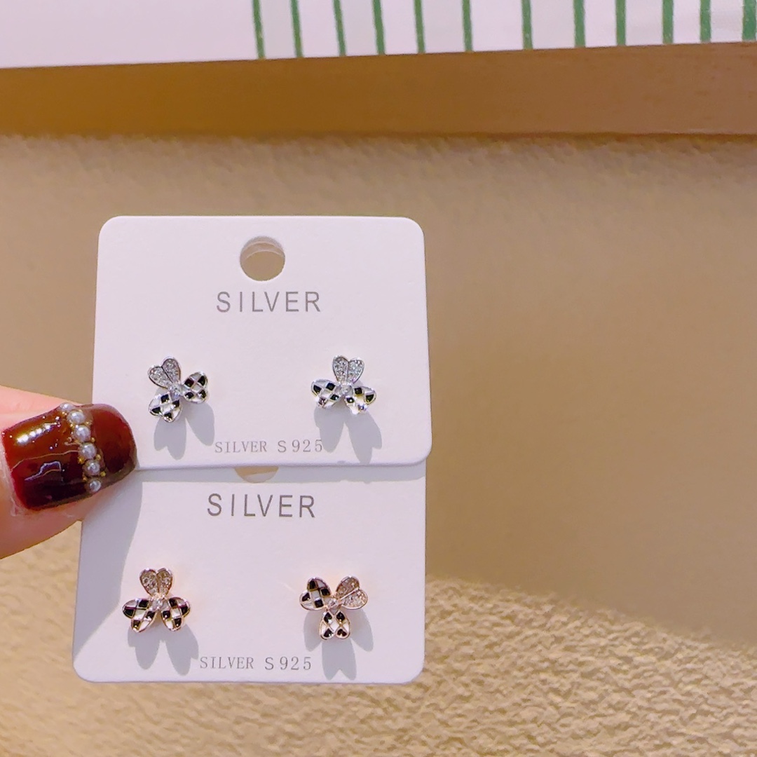 Allergiearmes Silber Ohrringe Niedlich Hochzeitsgeschenk Silber