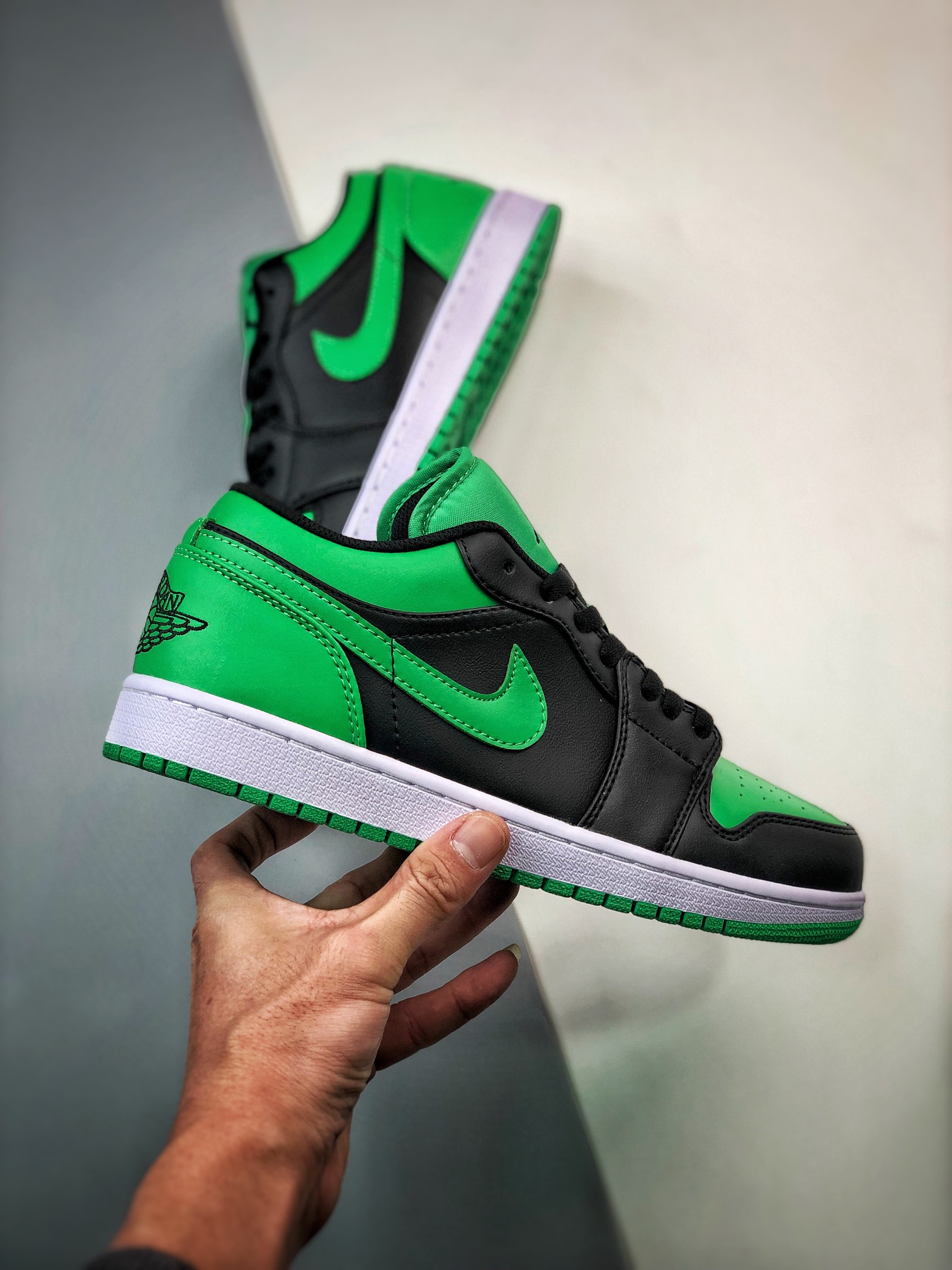 220 Air Jordan 1 Low 黑绿 官方同步新色 553558-065