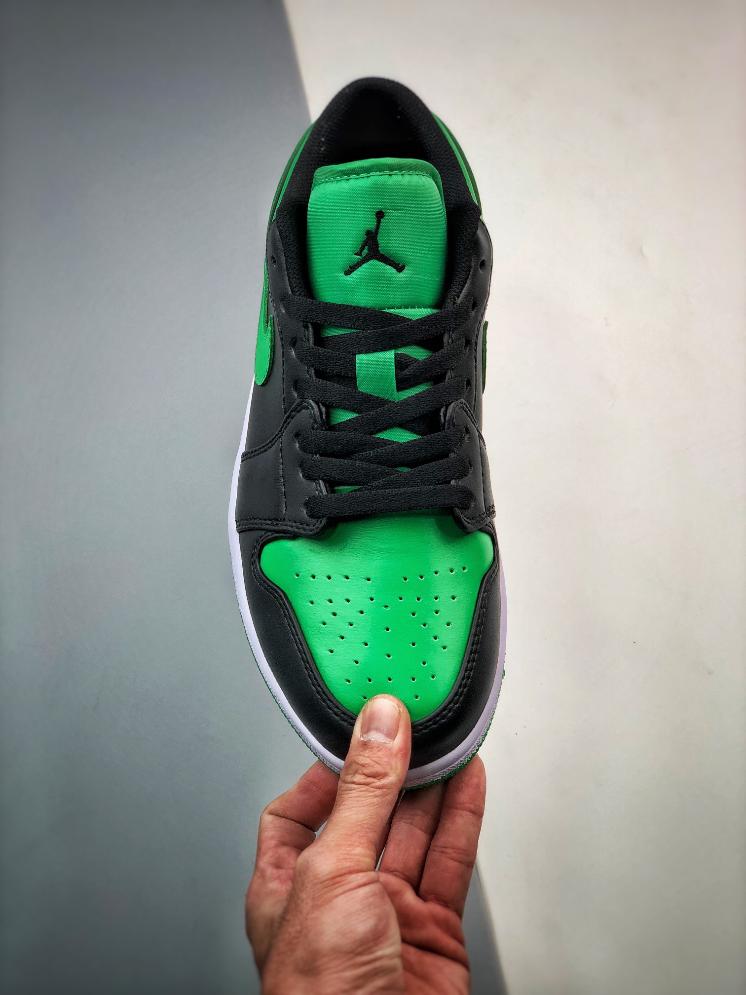 220 Air Jordan 1 Low 黑绿 官方同步新色 553558-065