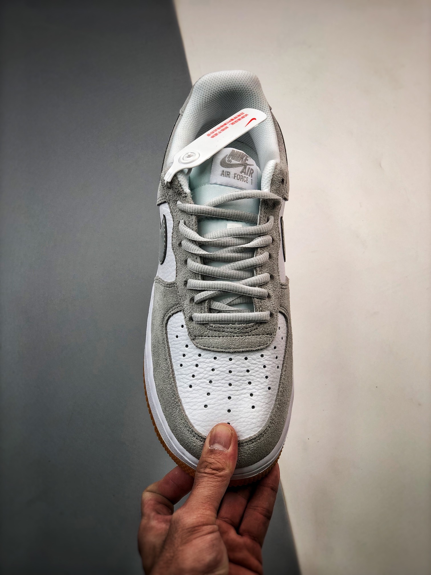 240 Air Force 1 '07 Low 灰白麂皮生胶 AH0286-101