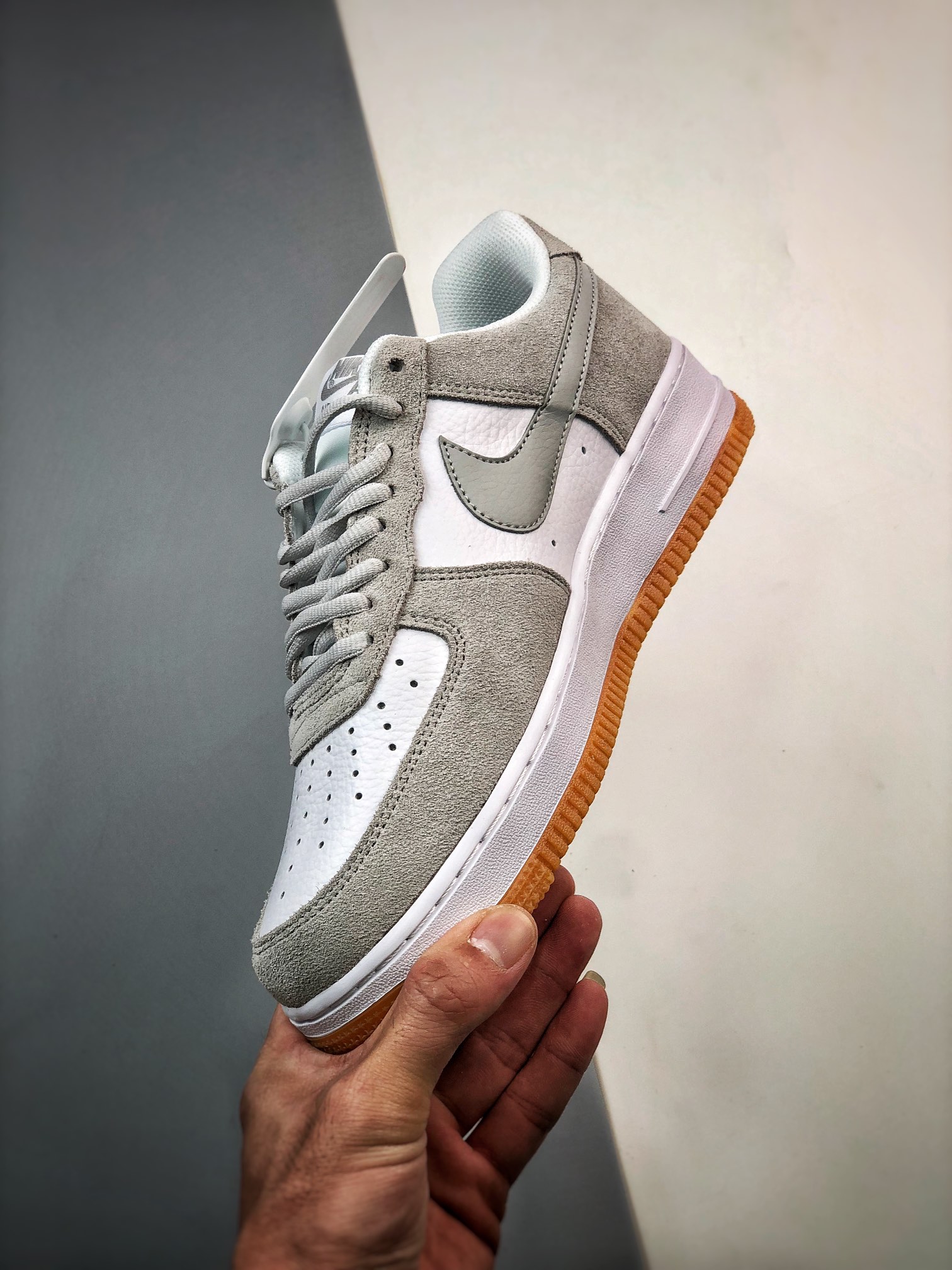 240 Air Force 1 '07 Low 灰白麂皮生胶 AH0286-101