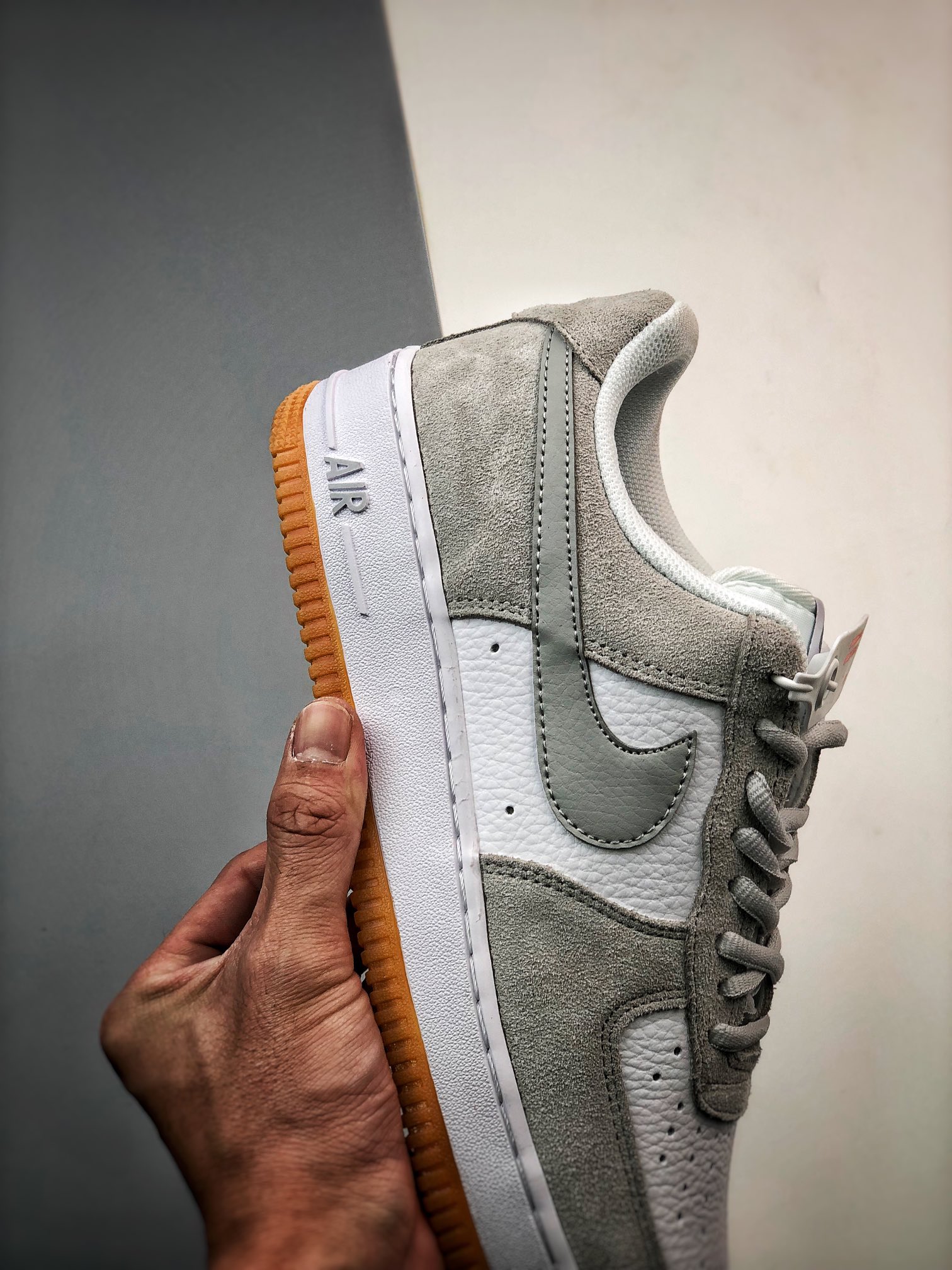 240 Air Force 1 '07 Low 灰白麂皮生胶 AH0286-101