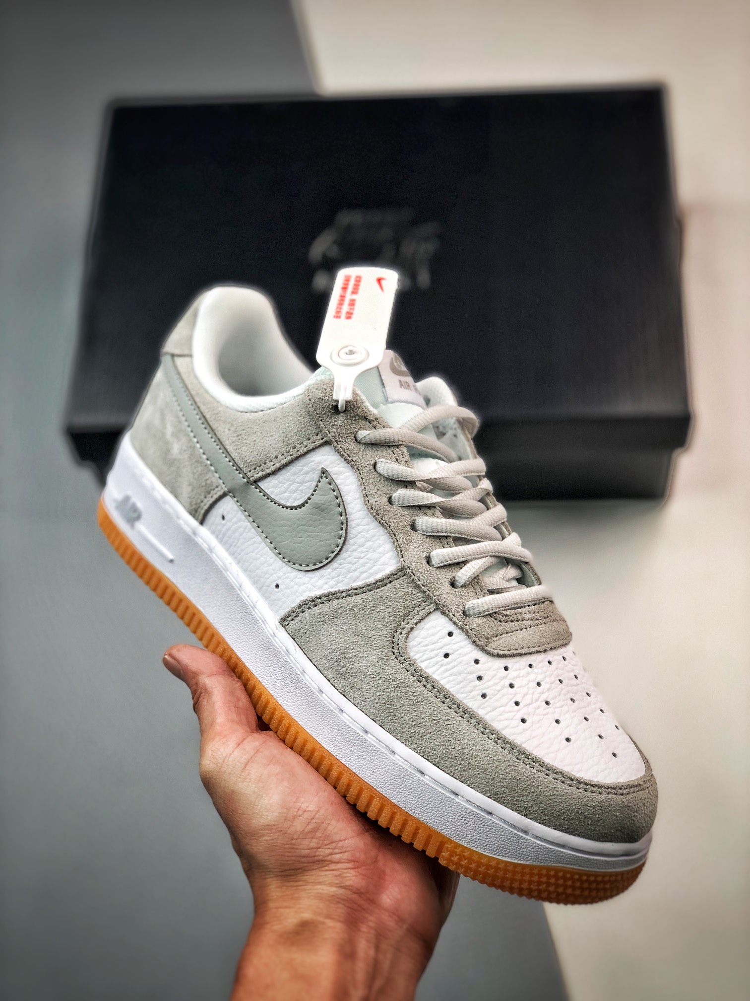 240 Air Force 1 '07 Low 灰白麂皮生胶 AH0286-101