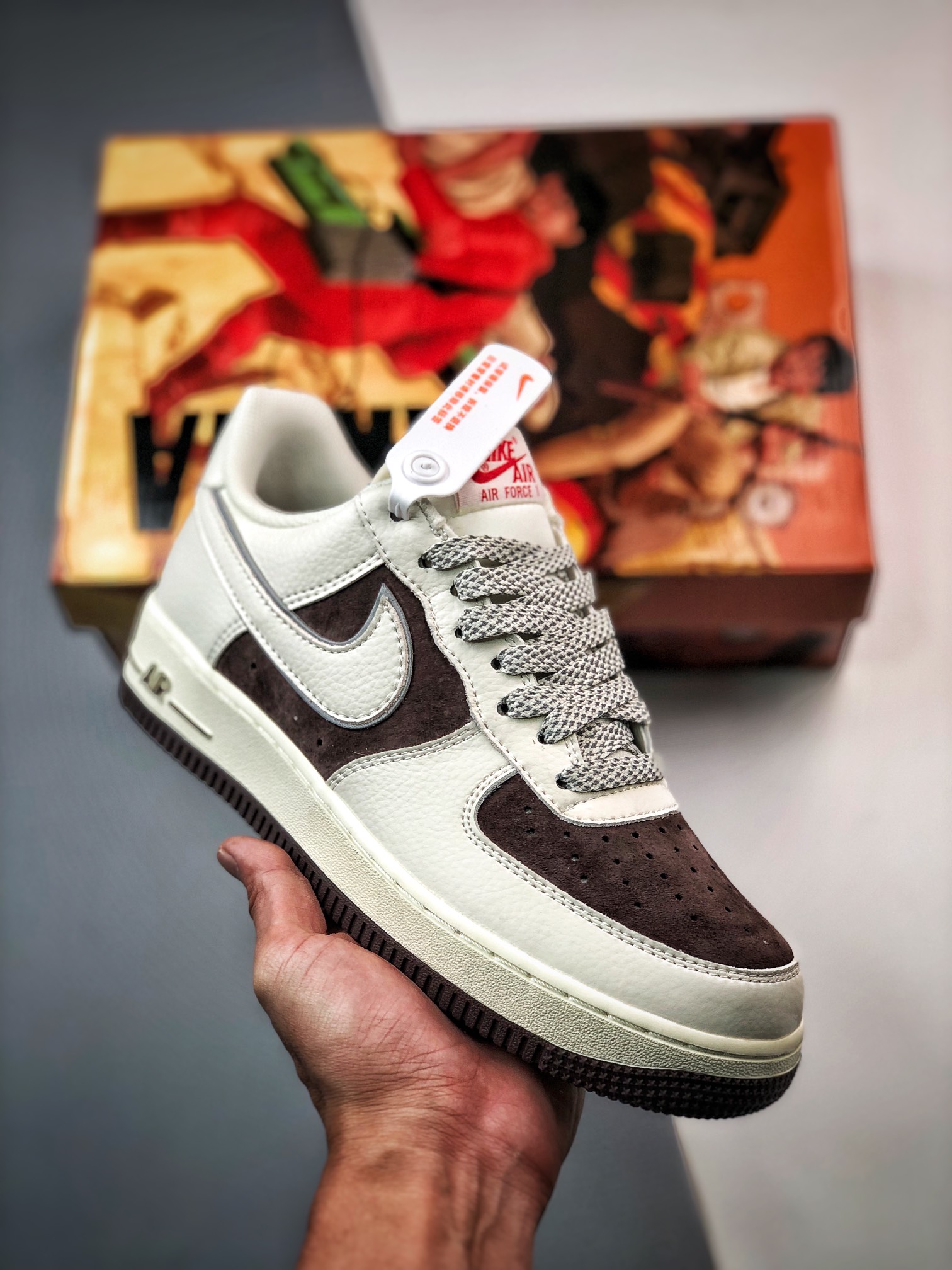 260 AKIRA x Air Force 1 '07 Low 联名白咖麂皮 DU0820-216