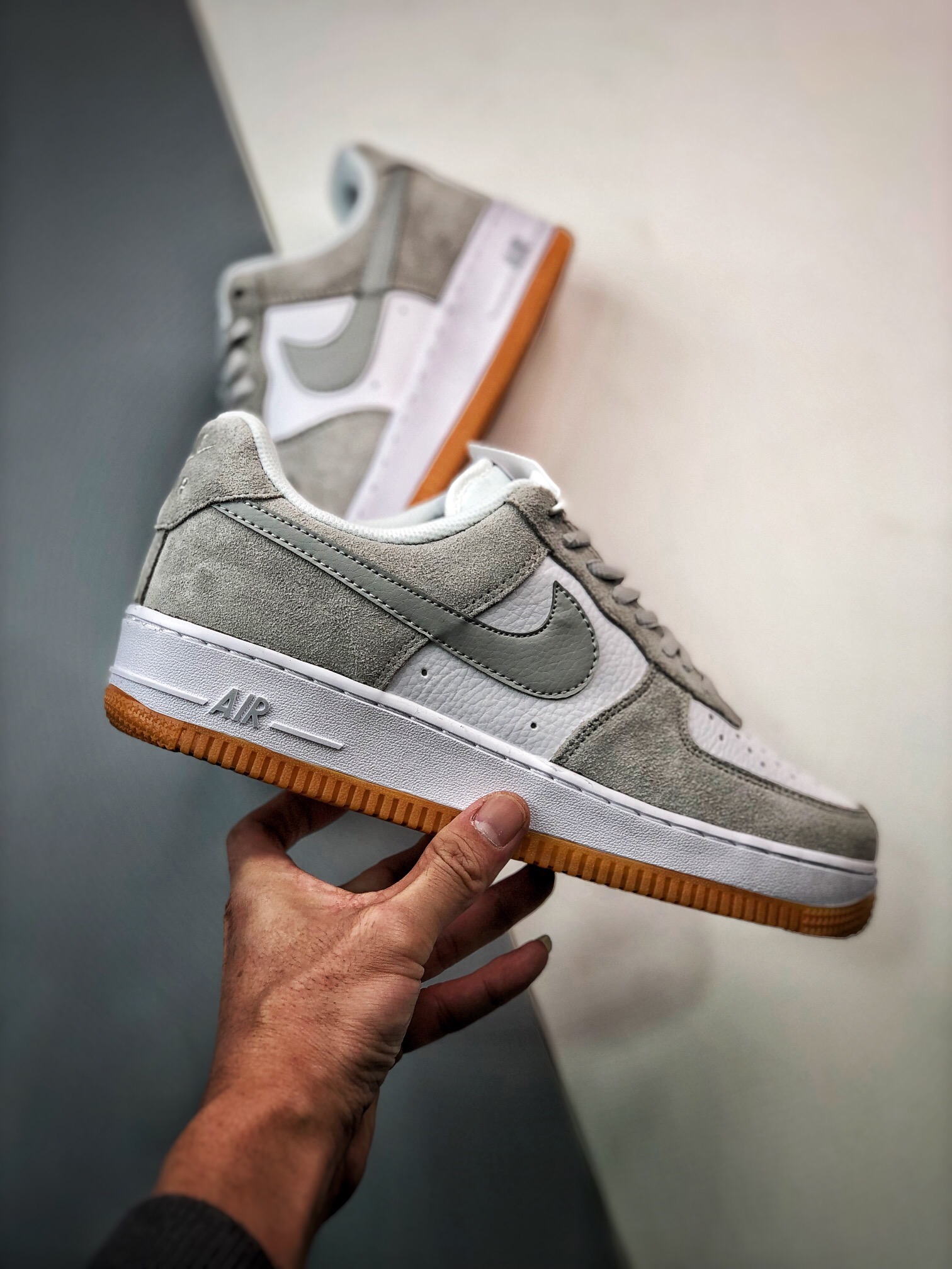 AirForce107Low灰白麂皮