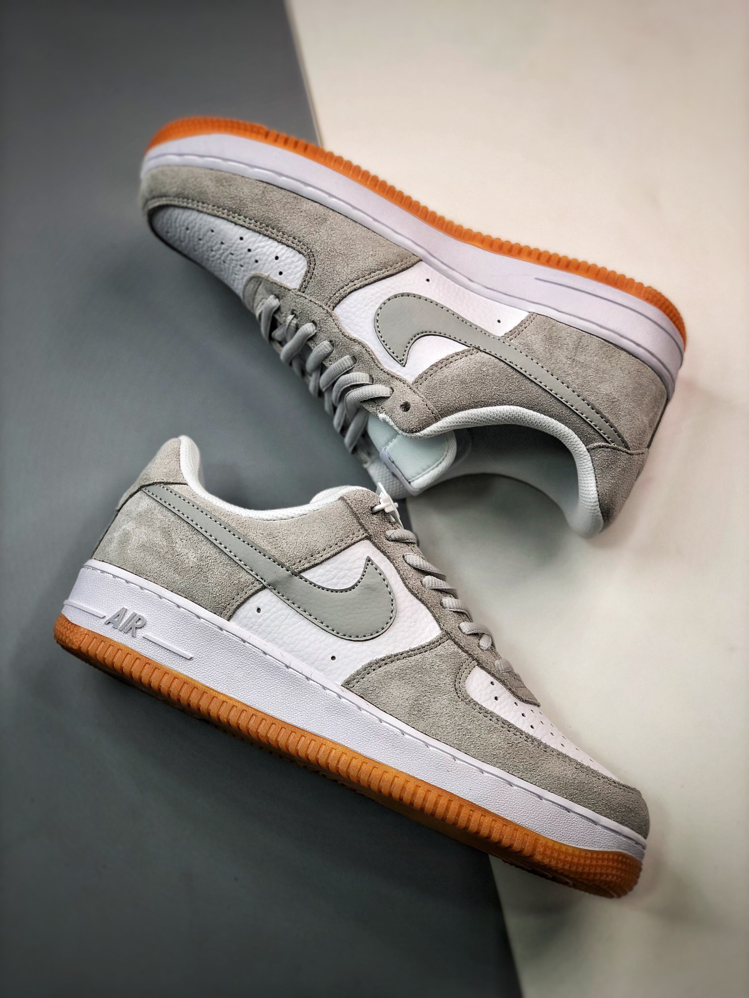 AirForce107Low灰白麂皮