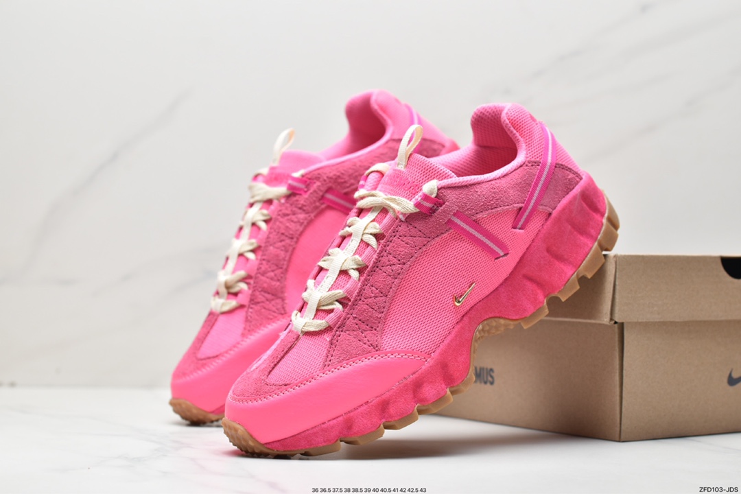 280 Jacquemus x Nike Air Humara “Pink Flash”耐克联名粉色复古跑步鞋 DX9999-600
