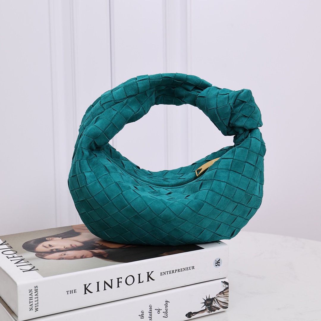 Sac à main Jodie en daim tressé avec nœud