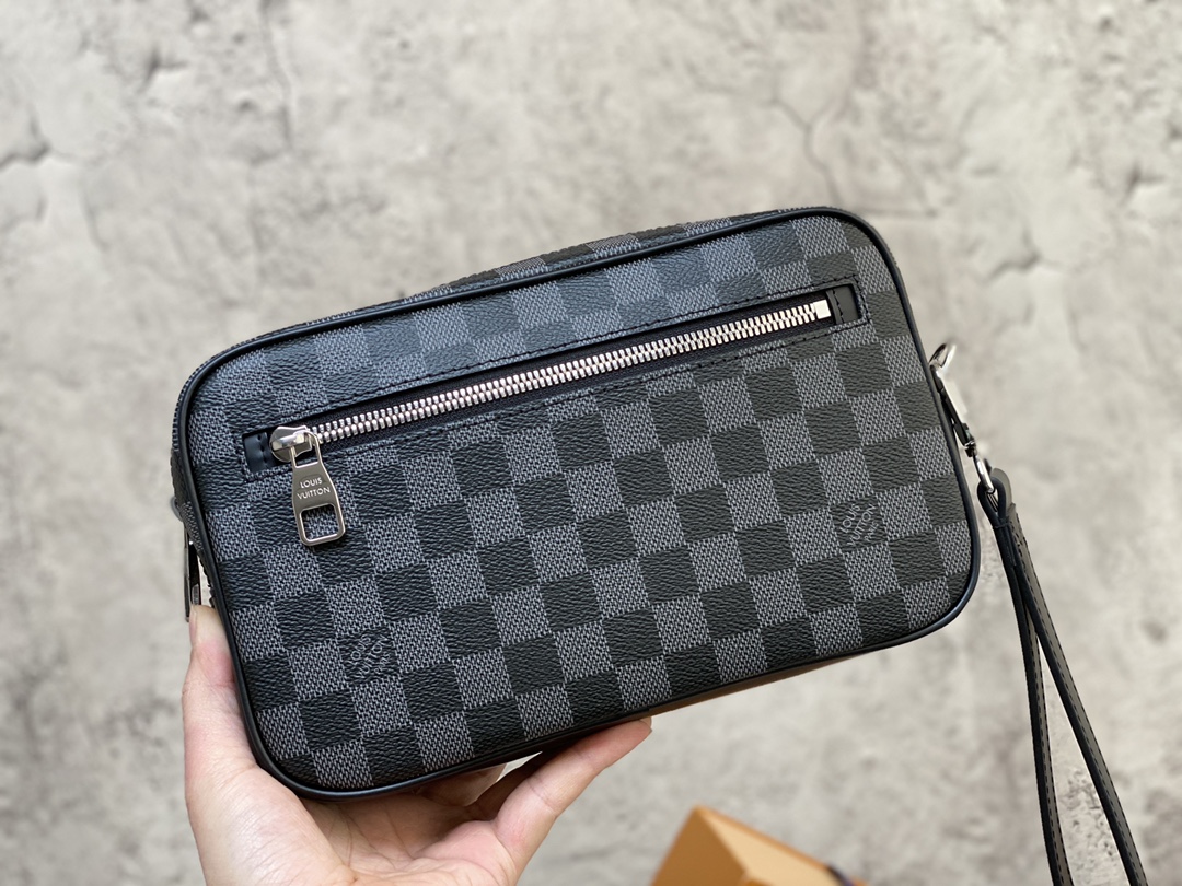 N41664 black grid N41663 coffee grid M42838 black flower presbyopia KASAI clutch bag
