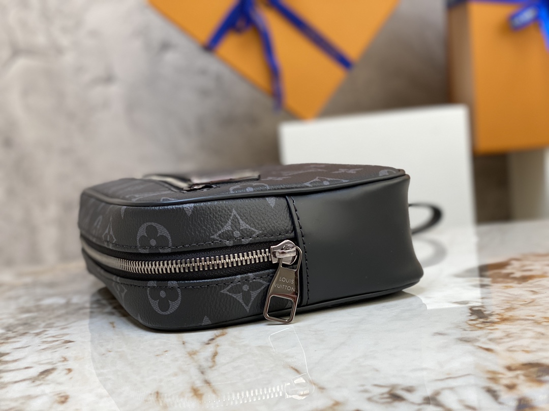Top original factory N41664 black grid N41663 coffee grid M42838 black flower KASAI clutch bag The spacious zipper opening, abundant int