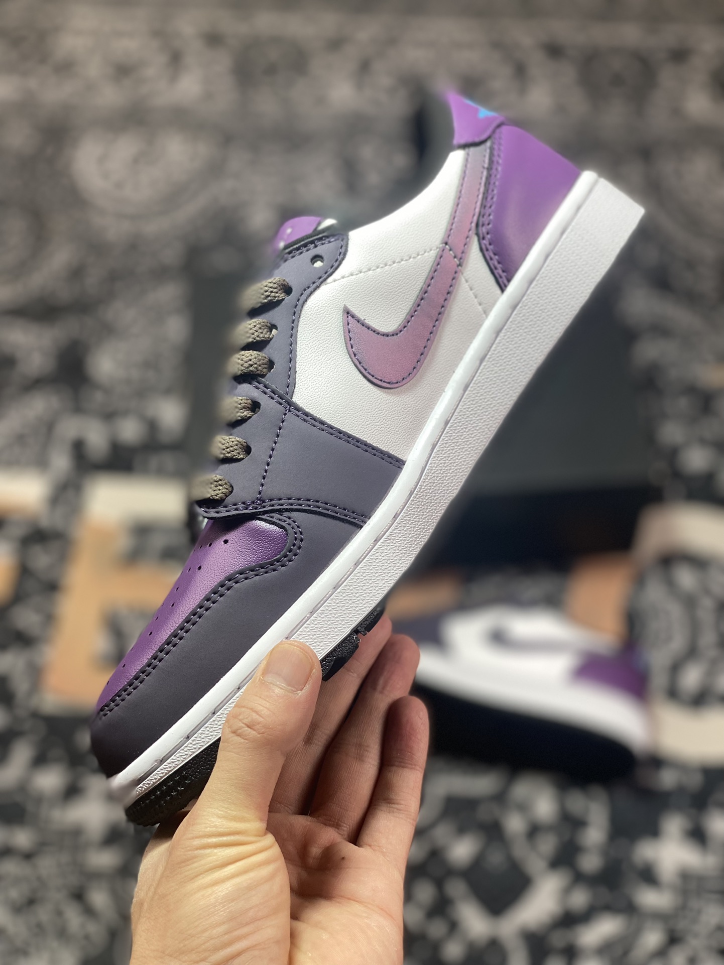 Original factory level Air Jordan 1 Low Golf RNG white gray black purple DZ9787-155-Top High Quatity Cheap Sneakers Fashion Clothing Clothes Bags handbags Shoes of all Brand wholesale With The best Quality And Beautiful Price from China Factory Chinese suppliers wholesaler seller Original factory level Air Jordan 1 Low Golf RNG white gray black purple DZ9787-155