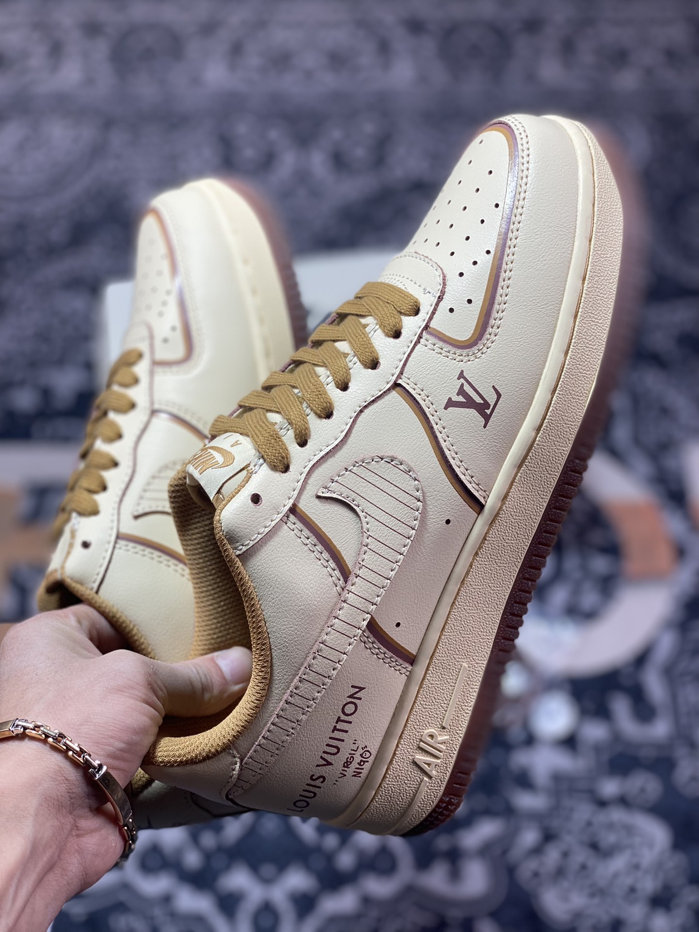 Original level donkey brand x Nike Air Force 1'07 Low joint model Air Force No. 1 low top casual sneakers DH7561-688
