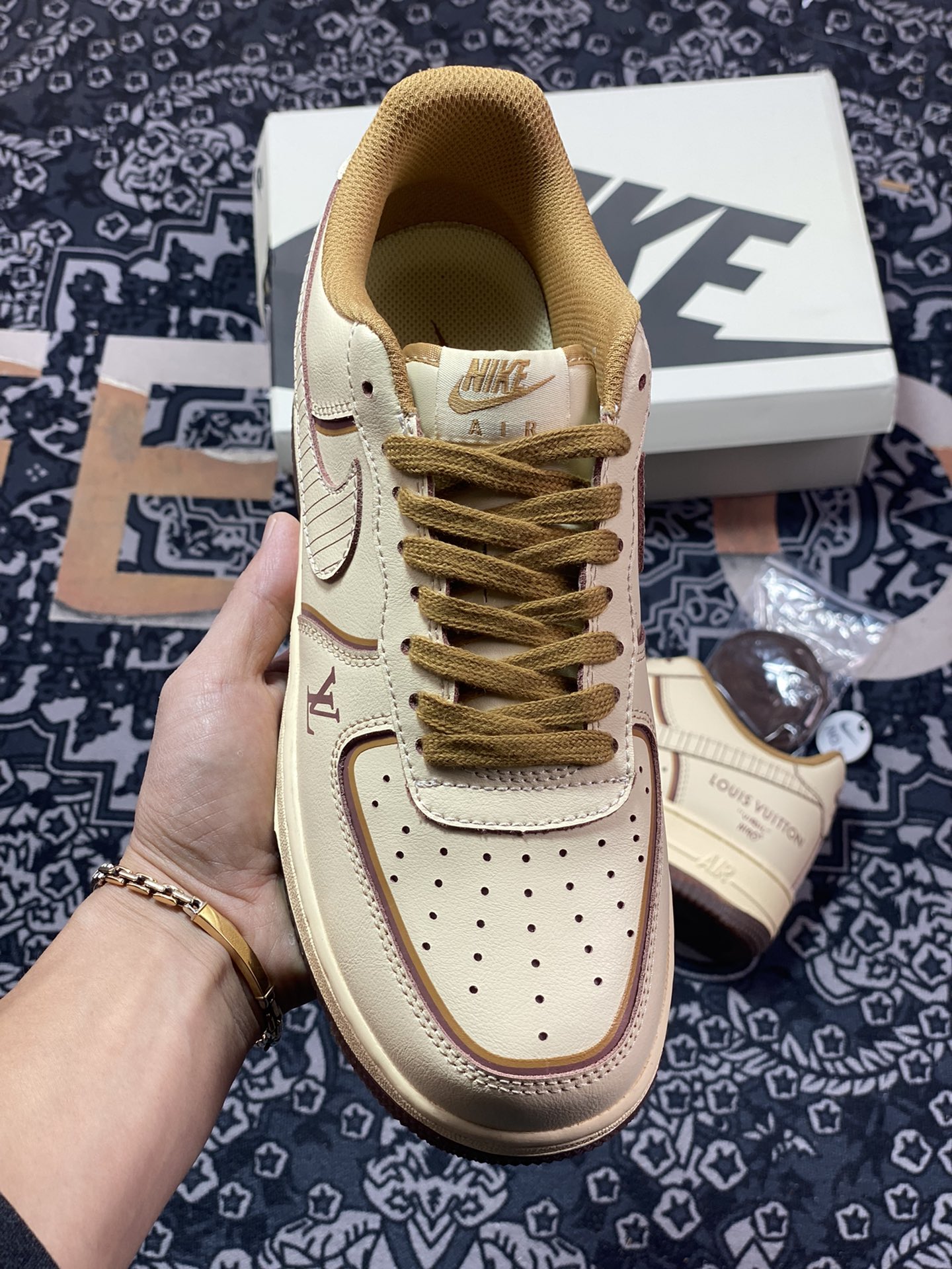 Original level donkey brand x Nike Air Force 1'07 Low joint model Air Force No. 1 low top casual sneakers DH7561-688