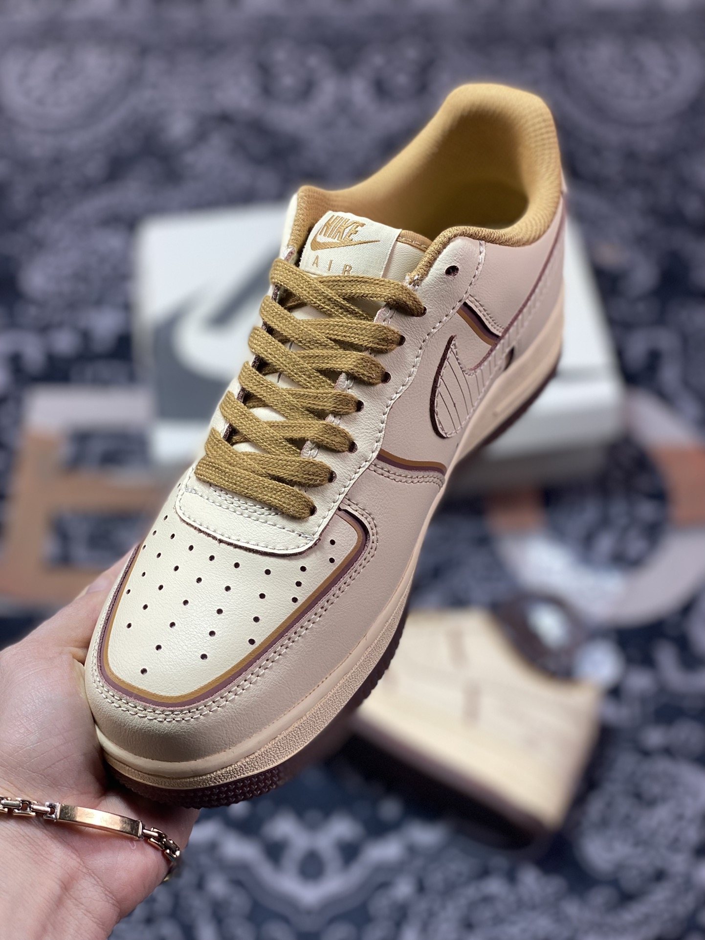 Original level donkey brand x Nike Air Force 1'07 Low joint model Air Force No. 1 low top casual sneakers DH7561-688