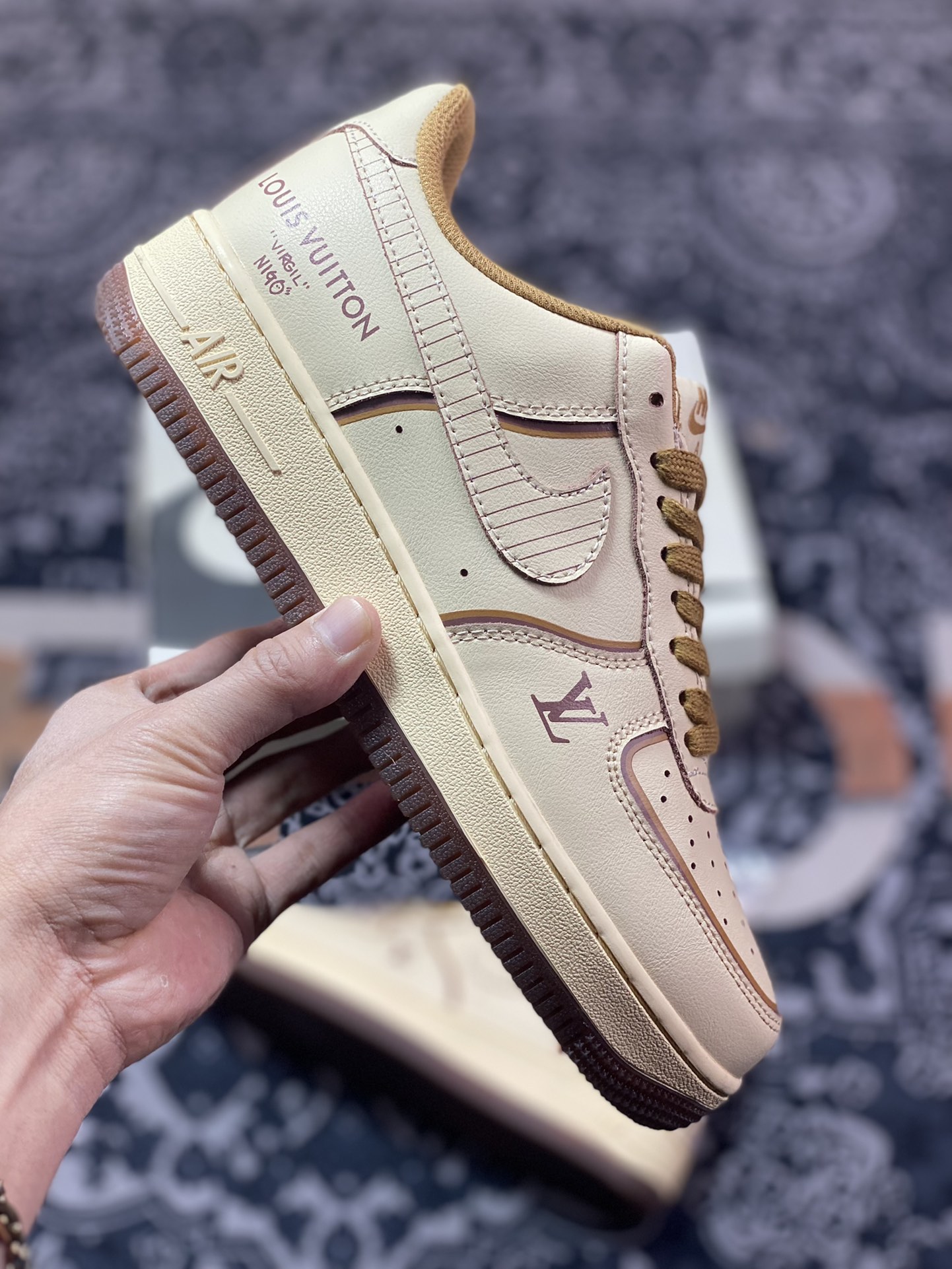Original level donkey brand x Nike Air Force 1'07 Low joint model Air Force No. 1 low top casual sneakers DH7561-688