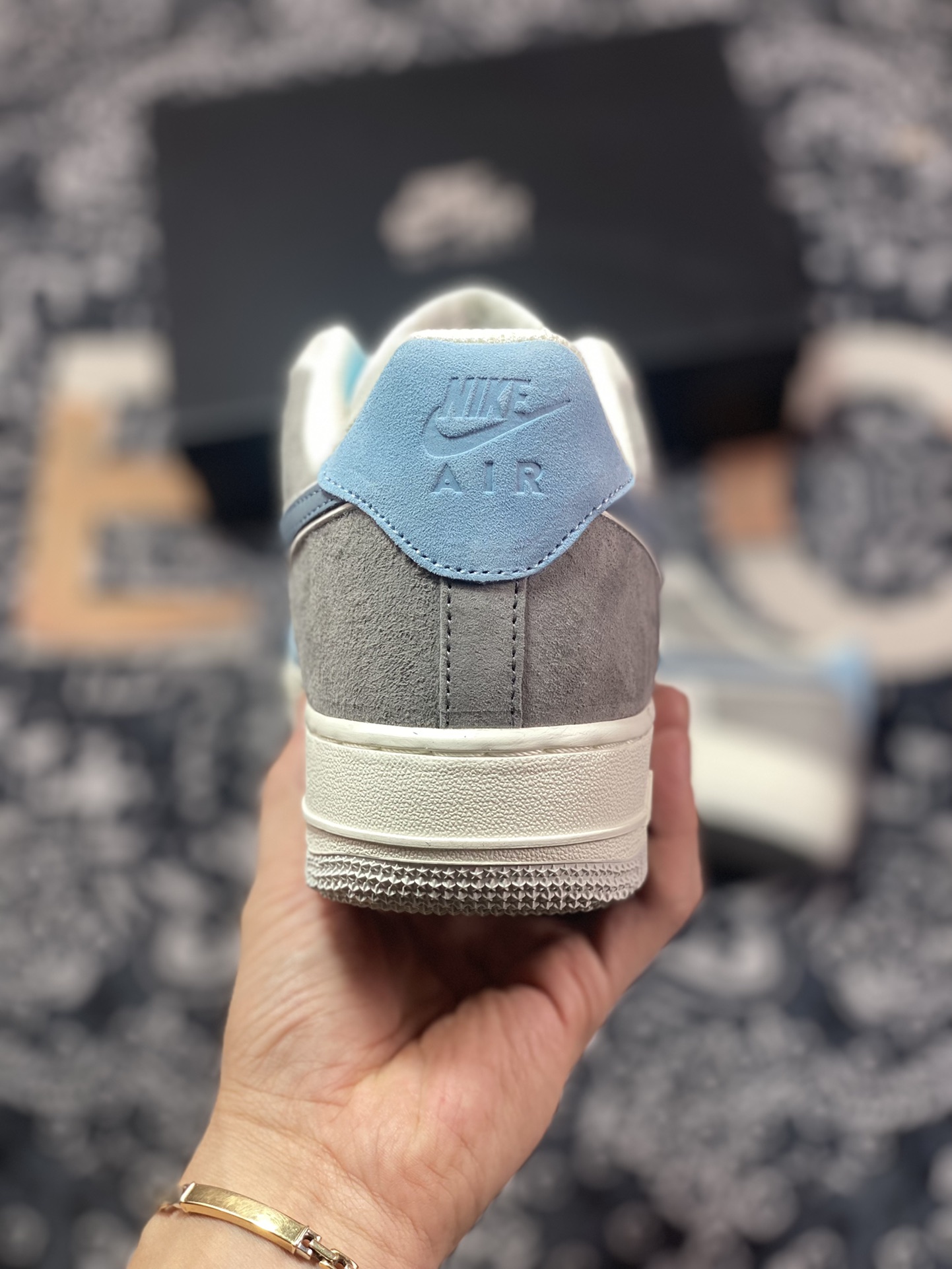 Nike Air Force 1′07 Low Suede ”Grey/Armory Blue” Air Force One Classic LZ6699-523