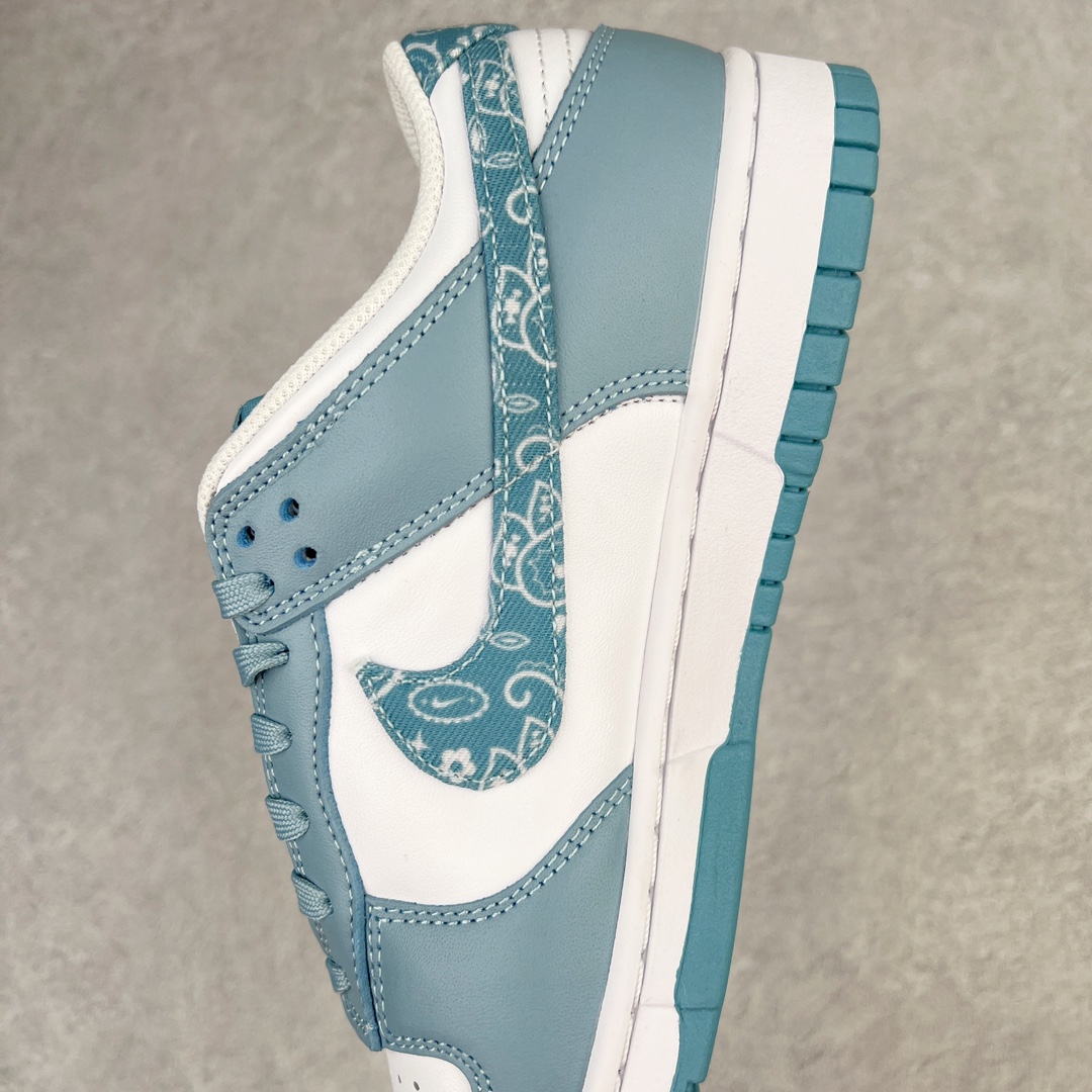 图片[7]-零售💰180 ＃G版福利特价‼NK Dunk Low \”Blue Paisley\” 蓝色佩斯利腰果花 DH4401-101 毫无疑问市场中端王者 口碑大厂出品 品控大底版型不断改良更新 全套原纸板楦头开发 确保原汁原味 完美呈现DUNK版型 一比一鞋头弧度高度鞋身弧度 此版本只针对中端市场 皮料材质有所更替 其他数据细节工艺流程均保持一致 绝不口嗨 细节品控鞋型随意对比 独家私模官方第六代原厂航空铝磨具打磨大底 鞋头坡度极致还原 无解鞋型 原盒原配 圈内天花板工艺 原厂玻璃冲刀 超高清洁度 全鞋零毛边皮料切割 原厂中底布点胶 中底布拉帮走线遵循公司 SIZE：35.5 36 36.5 37.5 38 38.5 39 40 40.5 41 42 42.5 43 44 44.5 45 46 47.5 编码：by1936080-运动鞋