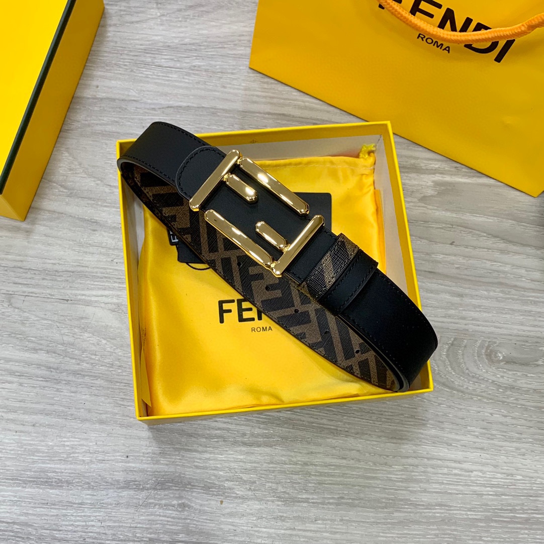FENDI芬迪专柜同款宽3.0CM双