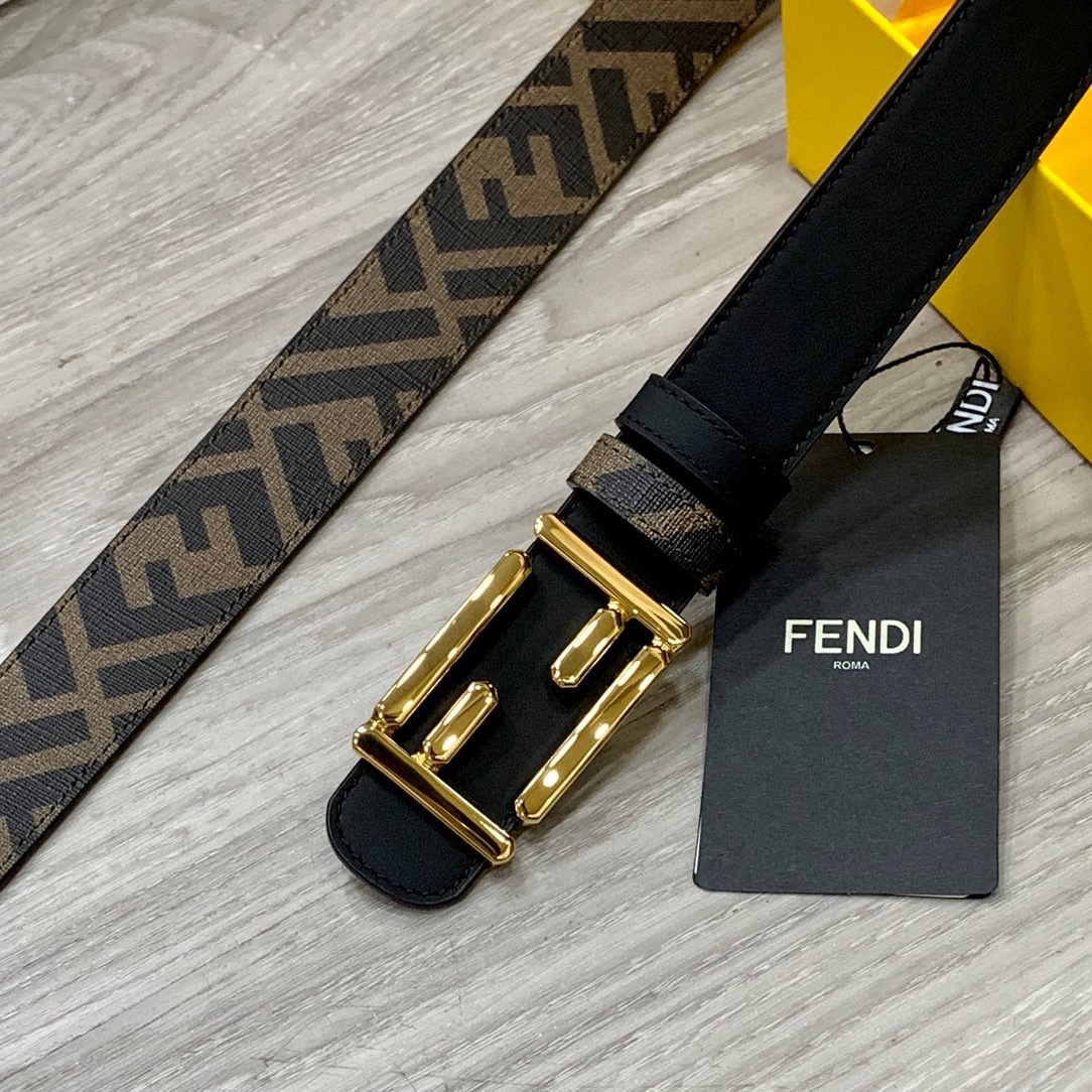 FENDI芬迪专柜同款宽3.0CM双