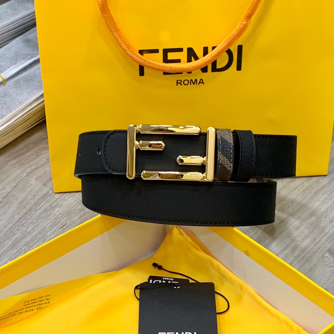 FENDI芬迪专柜同款宽3.0CM双
