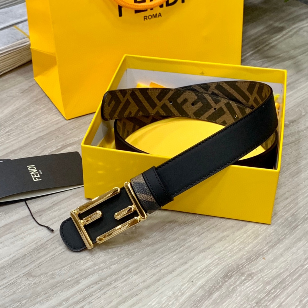FENDI芬迪专柜同款宽3.0CM双