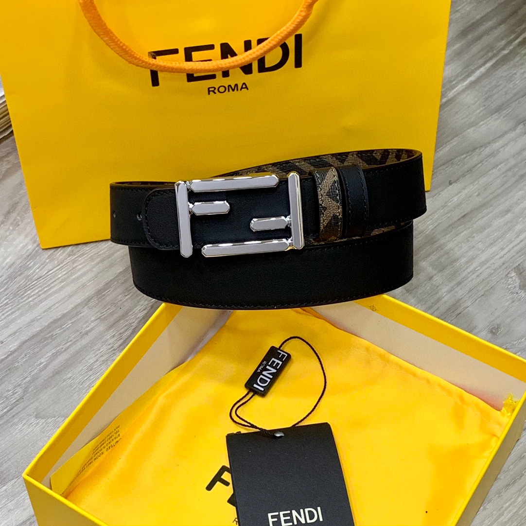 FENDI芬迪专柜同款宽3.0CM双
