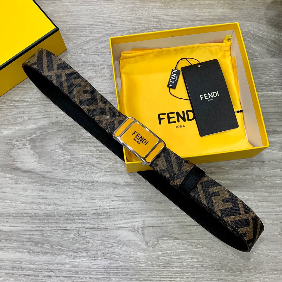 FENDI芬迪专柜同款宽3.0CM双